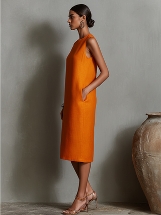 Clementine | Midi Dress with Pockets