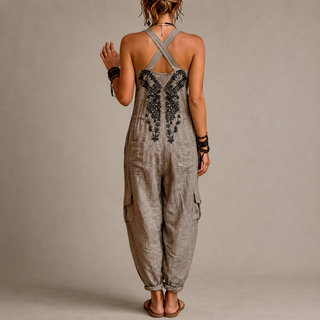 Aurelia | Embroidered Bohemian Jumpsuit