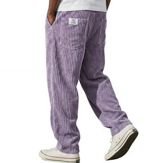 Varel | Pantaloni da uomo in velluto a coste con vita elasticizzata