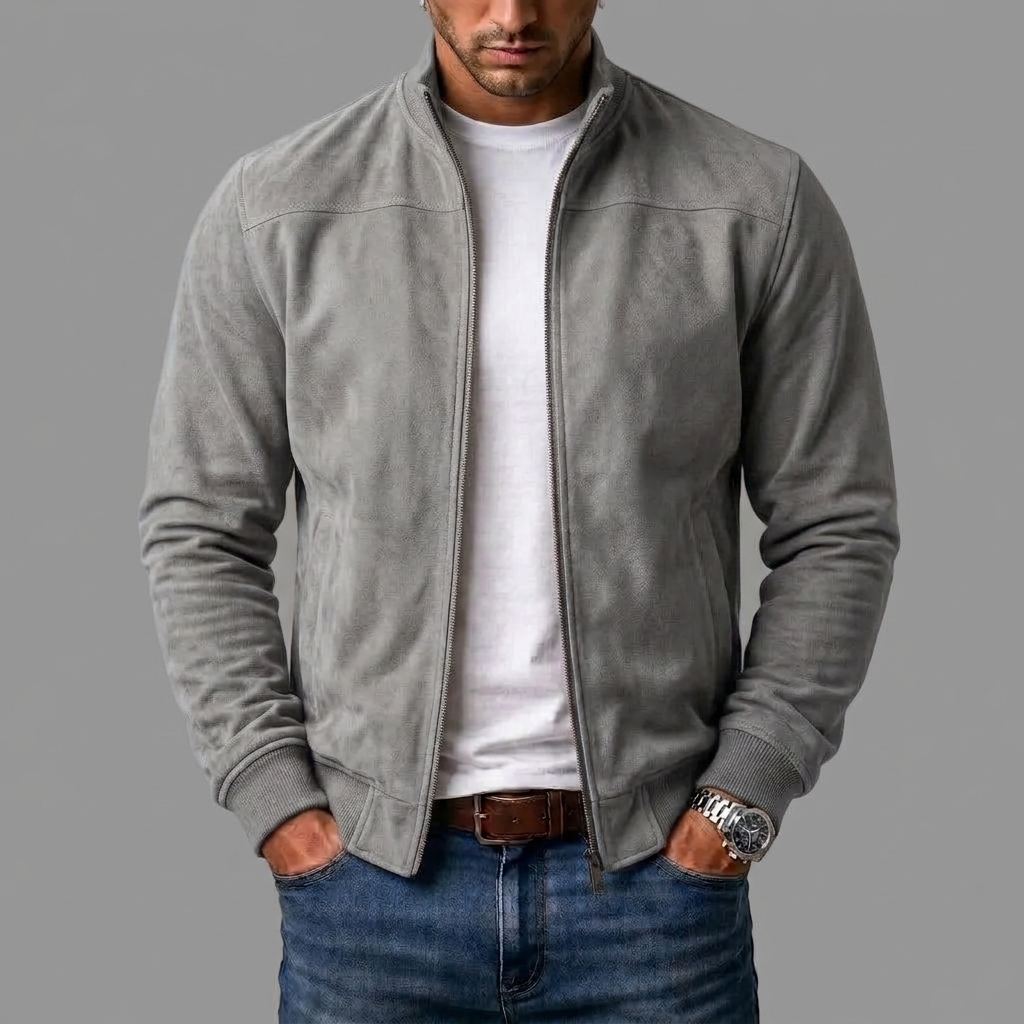 Marco | Giacca bomber in camoscio
